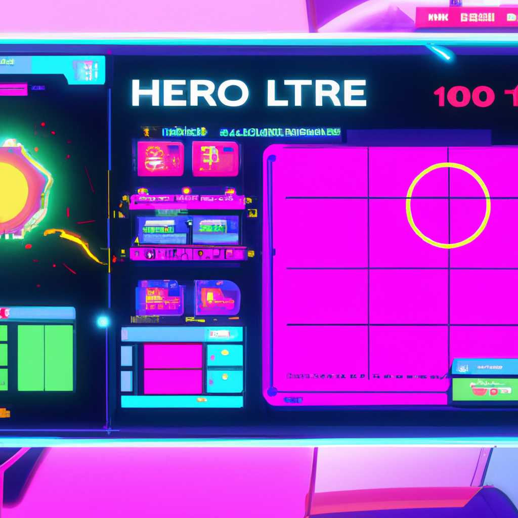 Arcadium Forge hero snapshot: neon arcade testbed
